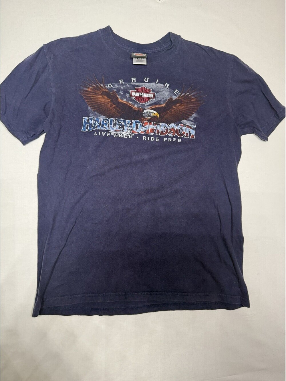 Harley Davidson Large T Shirt Pat Rogers Speedway North Carolina